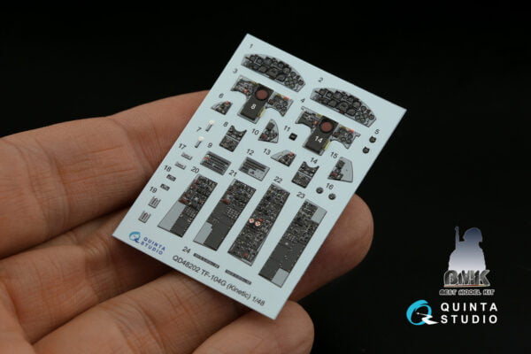 TF-104G 3D-Printed & coloured Interior on decal paper (for Kinetic kit) – Image 2