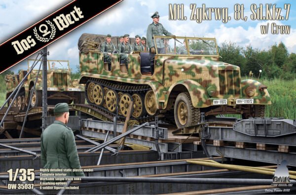 Sd.Kfz.7 - mtl. Zgkrwg. 8t w/ Crew