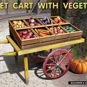 Market Carts with Vegetables