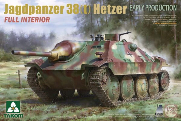 Jagdpanzer 38(t) Hetzer early w/ Full Interior
