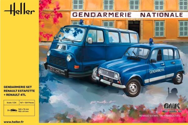 Renault Estafette Gendarmerie + Renault 4TL