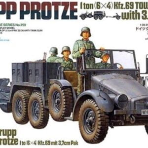 Krupp Protze 1ton 6x4 Kfz.69 Towing Truck & 3.7cm Pak