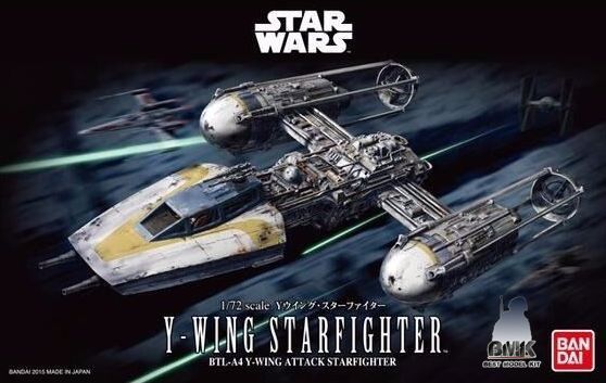 Maquette coffret cadeau Y-wing Fighter avec accessoires de base