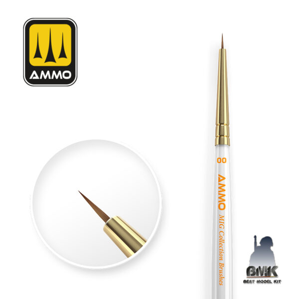 AMMO MIG Collection Brushes Conical Ø00