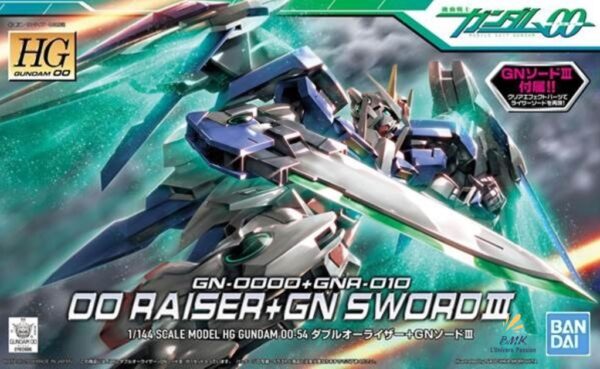 Gundam Gunpla HG 1/144 54 OO Raiser+GN Sword III