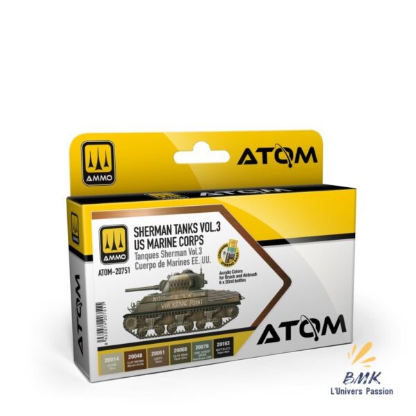 ATOM Set - Sherman Tanks Vol 3 WWII US Marine Corps Set