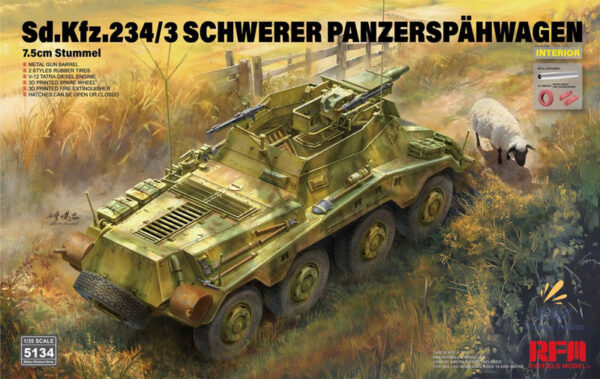 Sd.Kfz.234/3 Schwerer Pz.Spahwagen 7.5cm Stummel