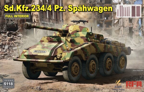 Sd.Kfz.234/4 Pz.Spahwagen with full Interior